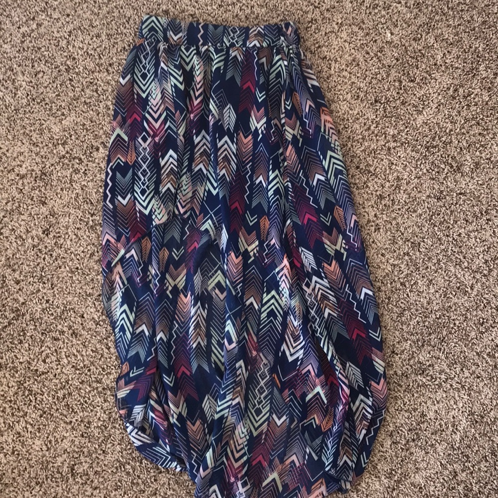 High waisted maxi skirt